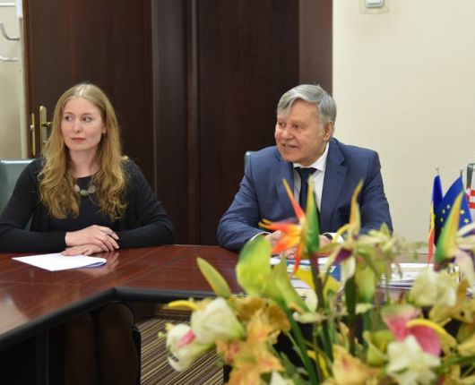 O delegație din Carolina de Nord - în vizită  la USMF „Nicolae Testemiţanu”