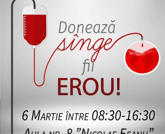 Campania „Donează Sânge, Fii Erou!”