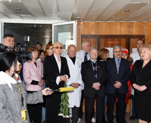 Inaugurarea basoreliefului regretatului chirurg Pavel Bîtcă