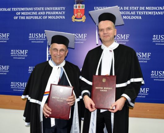 Doi oficiali germani au devenit Doctor Honoris Causa ai Universității noastre