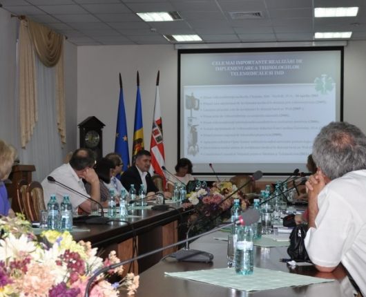 O delegaţie OMS a vizitat IP USMF "Nicolae Testemiţanu"