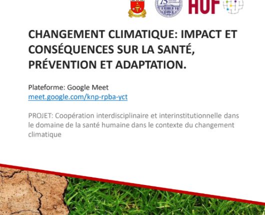 Cooperare interdisciplinară și interinstituțională în domeniul sănătății umane în contextul schimbării climei