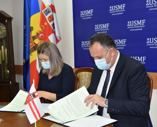 Acord de colaborare USMF „Nicolae Testemiţanu” și UNAIDS Moldova